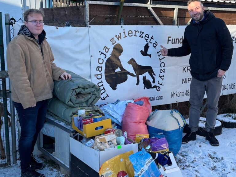 Karma = voucher Grudniowa zbiórka karmy dla Fundacji „Zwierzęta Niczyje” – wspólny sukces!🐶🐱